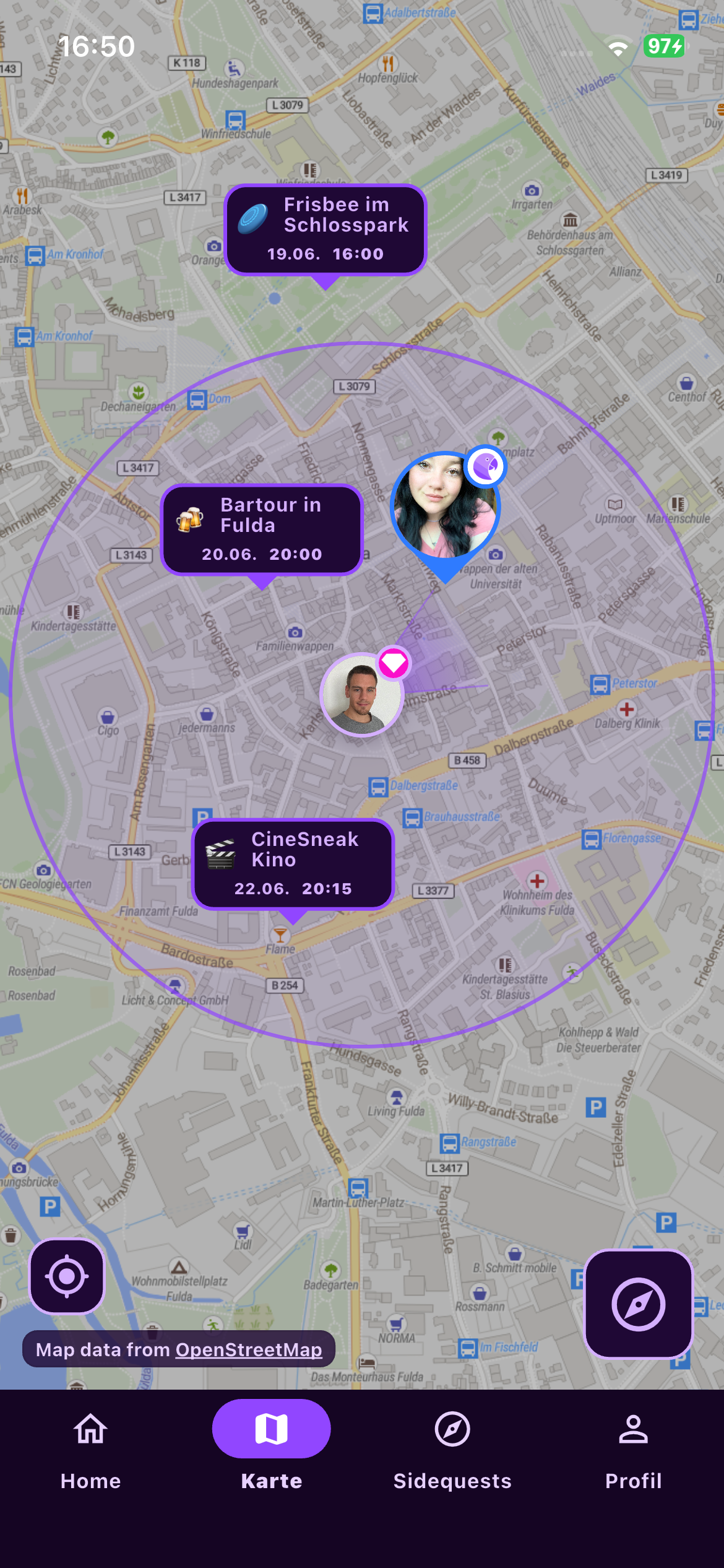 Puloro App Screenshot